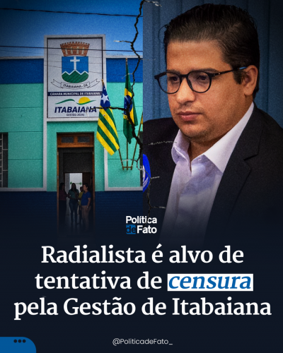 Radialista é alvo de tentativa de censura pela Gestão de Itabaiana