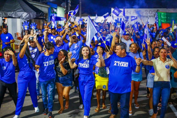 Inauguração do Comitê de Edina do Povo Conquista Itabi com Multidão e Caminhada