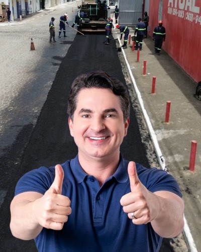 Gustinho Ribeiro viabiliza recursos e Lagarto avança na maior obra de pavimentação asfáltica da sua história