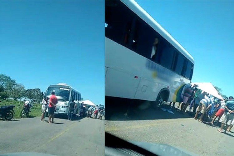 Motociclista morre após colisão com micro-ônibus entre Campo do Brito e Macambira