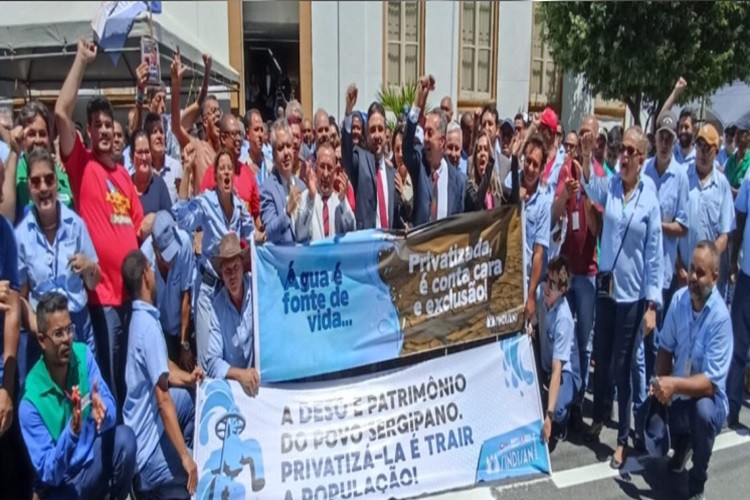 Sindisan reforça luta contra privatização da DESO
