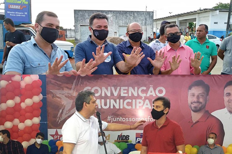 Feira Nova: convenções homologam Jean, como candidato de situação, Jonas na oposição
