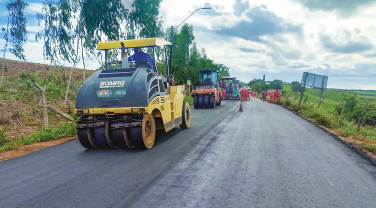 Restauração de rodovia que liga Itabi a Graccho Cardoso chega a quase 90% de conclusão