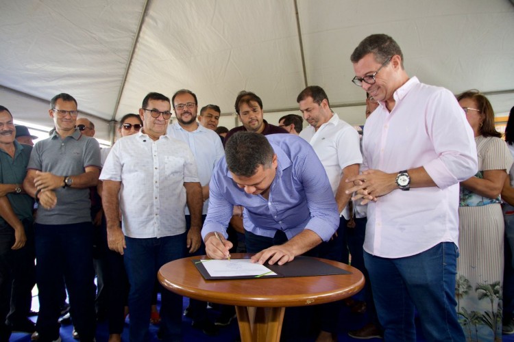 Kaká Santos participa da assinatura da ordem de serviço para construção de ponte entre Itabaianinha e Tobias Barreto