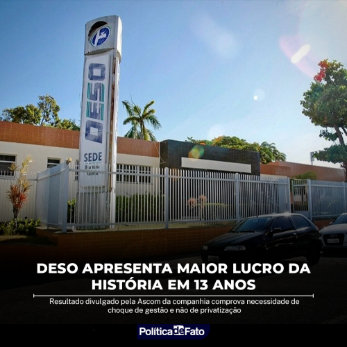 Deso apresenta maior lucro da história em 13 anos