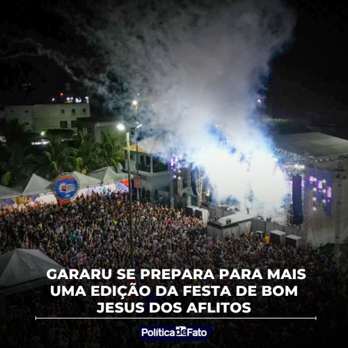 Gararu se prepara para mais uma edição da Festa de Bom Jesus dos Aflitos