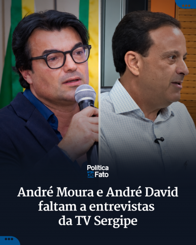 André Moura e André David faltam a entrevistas da TV Sergipe