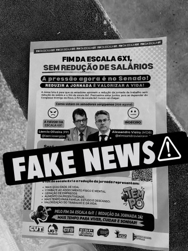 Alvo de Fake News, Alessandro Vieira é favorável ao fim da escala 6x1
